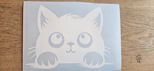 Schattige kat sticker