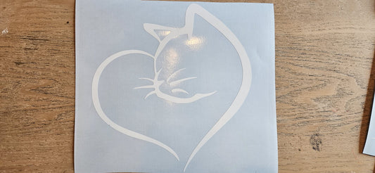 Sticker Kattenliefde