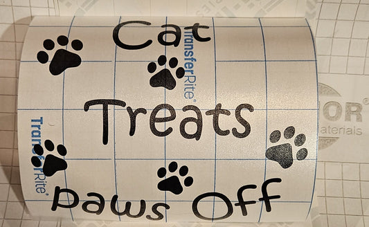 Cat treats paws off