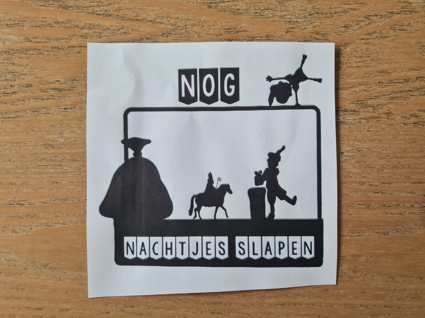 Nog slapen tot Aftelkalender Sinterklaas